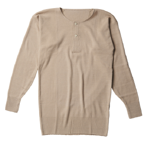 トーア紡 ウール100％ 長袖ボタン付シャツ M・L・LL |インナー・肌着