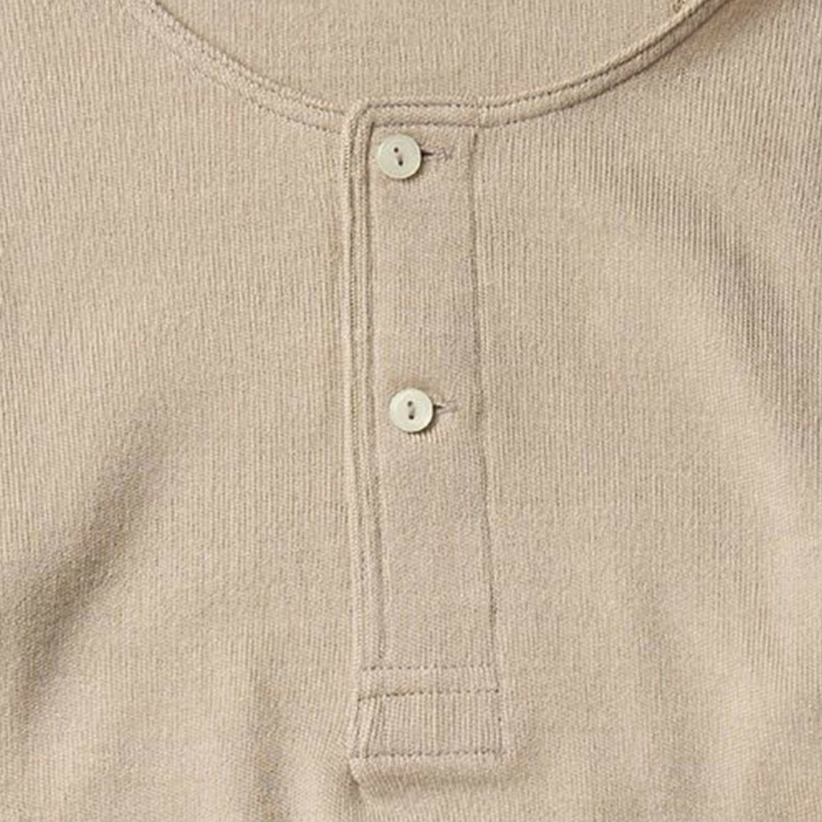 トーア紡ウール１００％長袖ボタン付シャツ