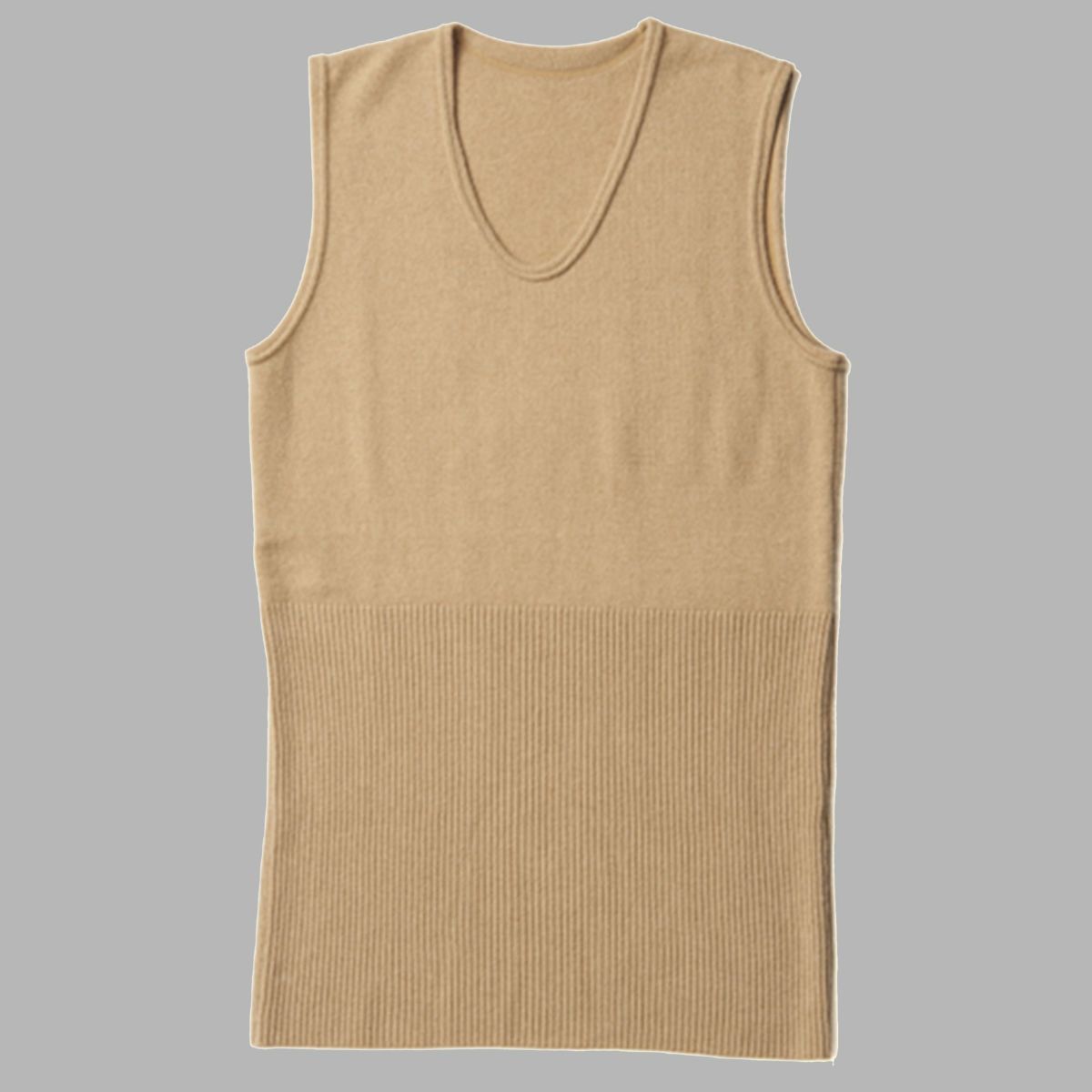 カシミヤ１００％コアラ加工アンダーベスト