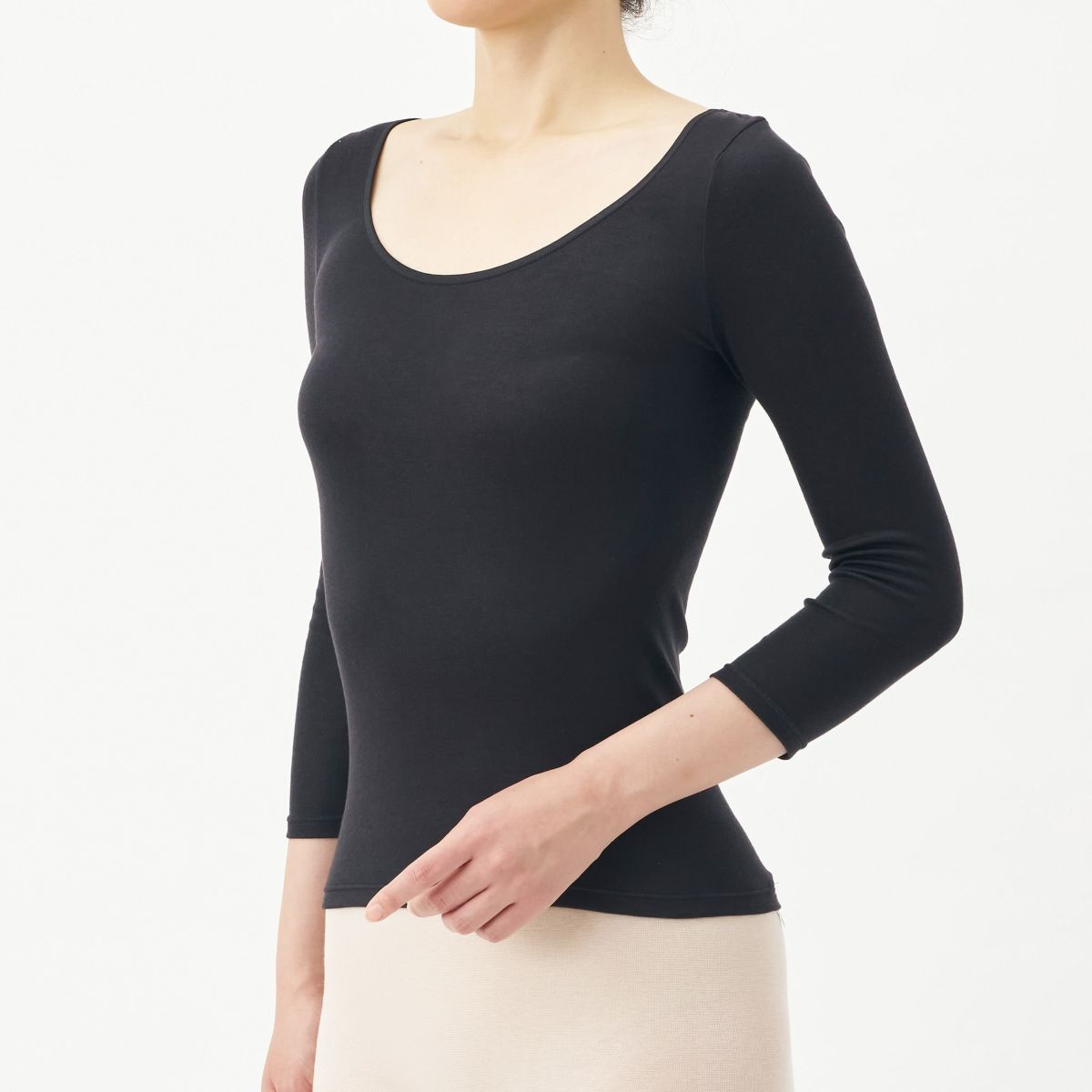  [極上]８分袖インナー