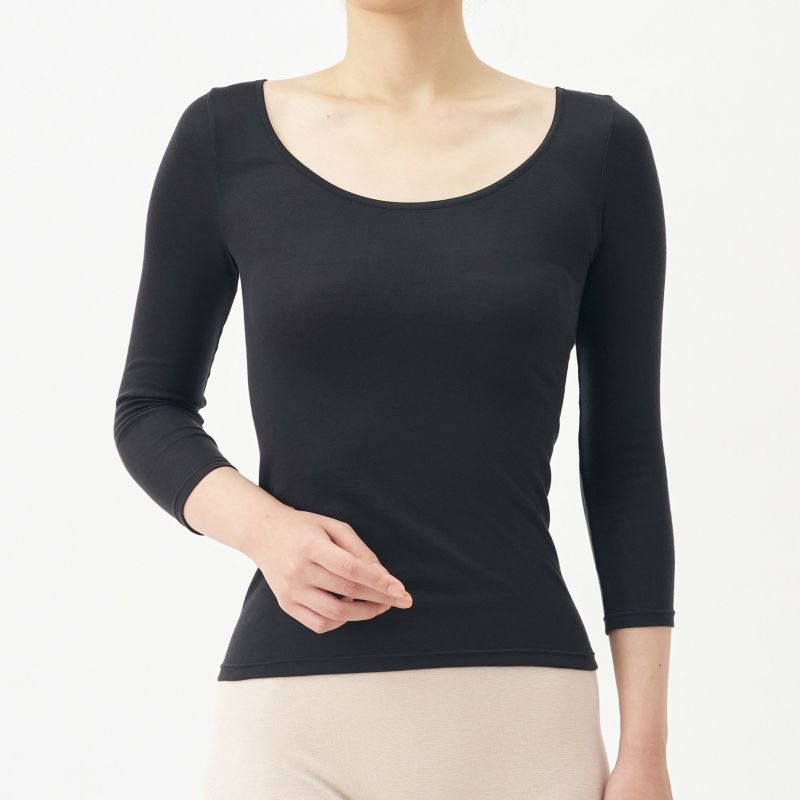  [極上]８分袖インナー