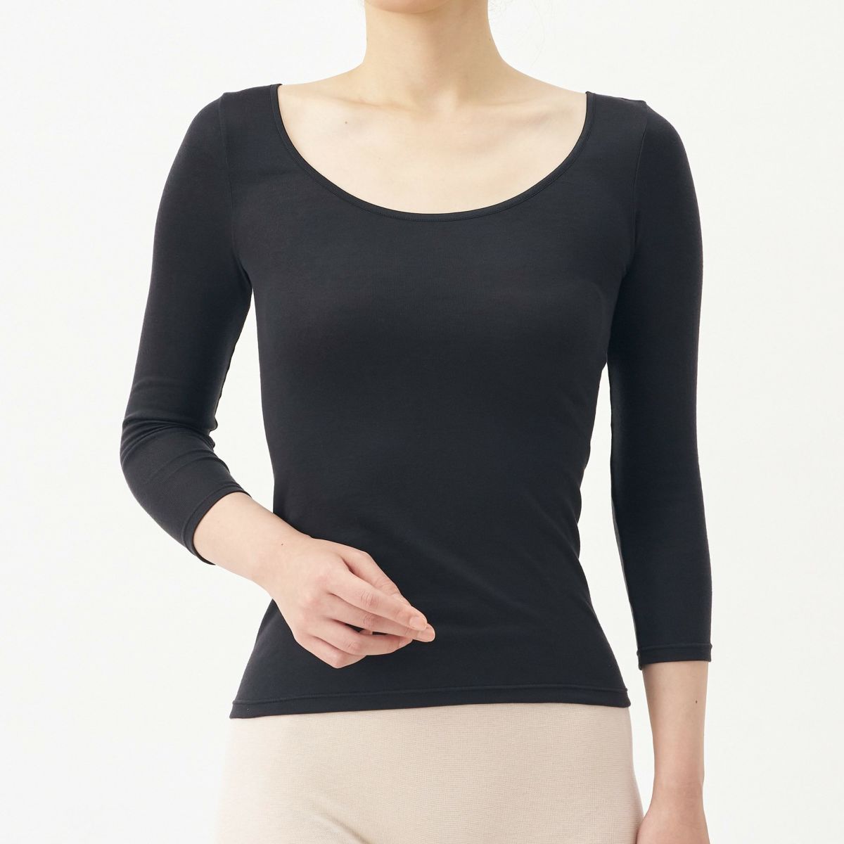  [極上]８分袖インナー