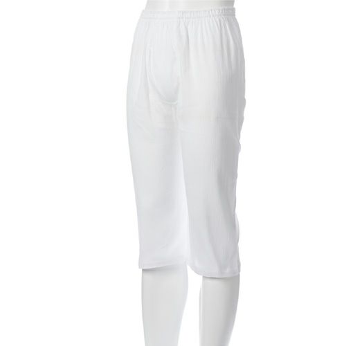 日本製クレープ 麻１００％ ロンパン