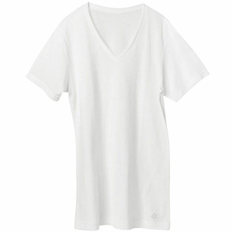 アイスコットン Ｖ衿半袖シャツ