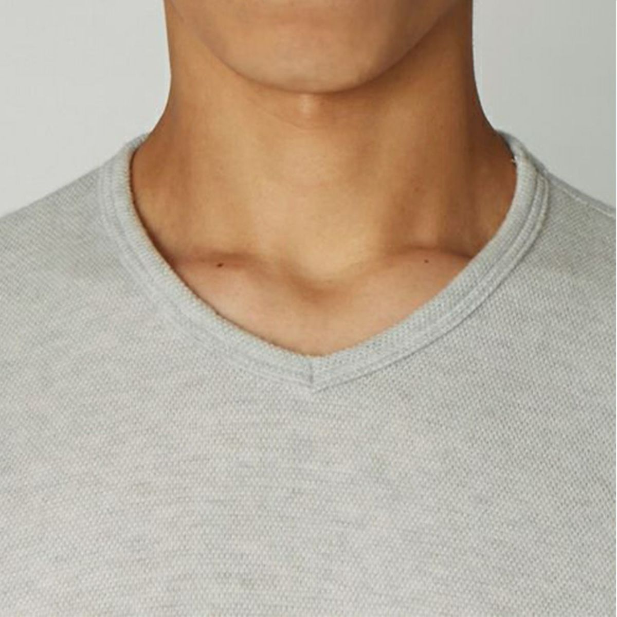 粋肌着 温仕立て 長袖V首シャツ