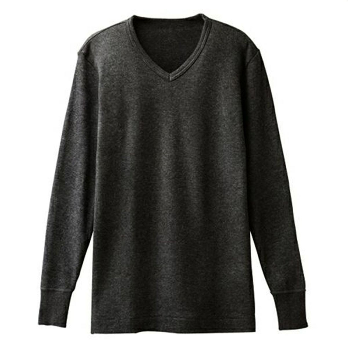 粋肌着 温仕立て 長袖V首シャツ