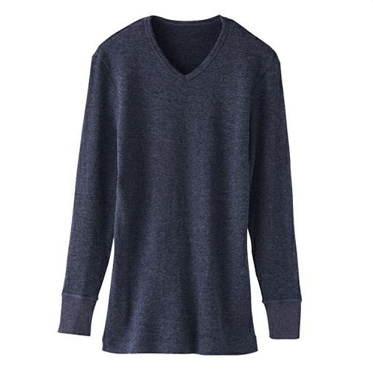 粋肌着 温仕立て 長袖V首シャツ