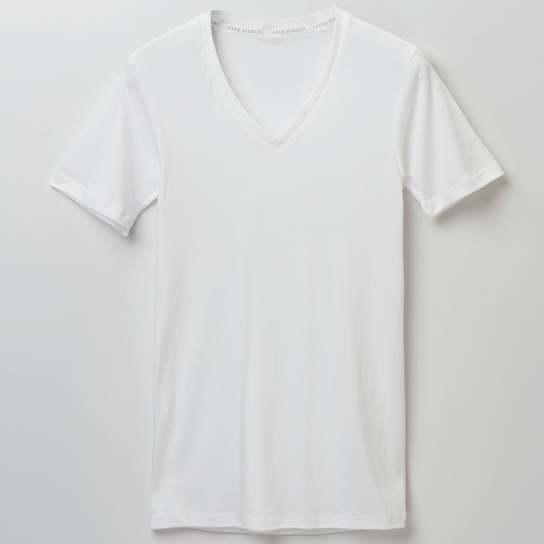 タケオキクチ　半袖Vネックシャツ