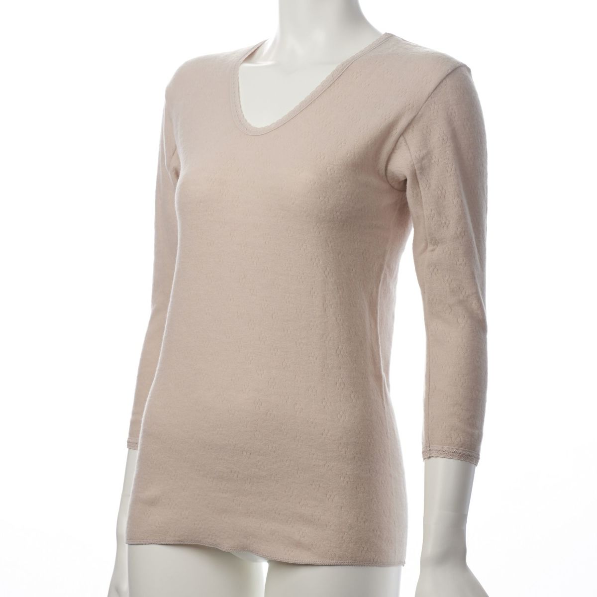 ｱﾝｺﾞﾗ混８分袖インナー