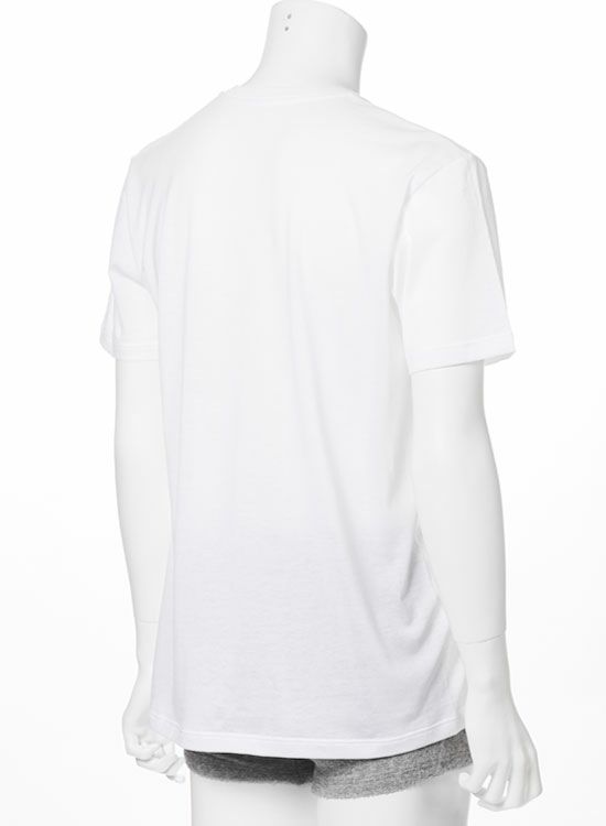 海島綿Ｖネック半袖シャツ