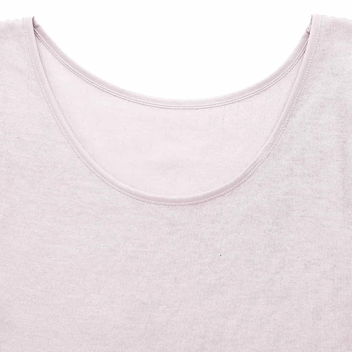 肌ごころ 綿ﾓﾀﾞｰﾙ ﾌﾚﾝﾁ袖ｲﾝﾅｰ