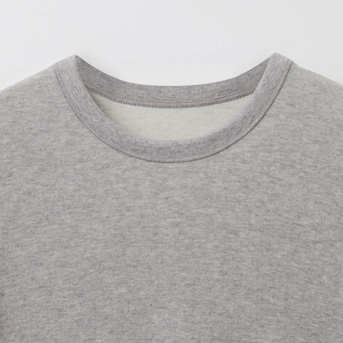 ダックス 袋編み 長袖丸首シャツ