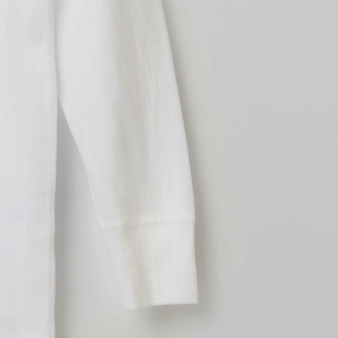 ダックス 袋編み 長袖丸首シャツ