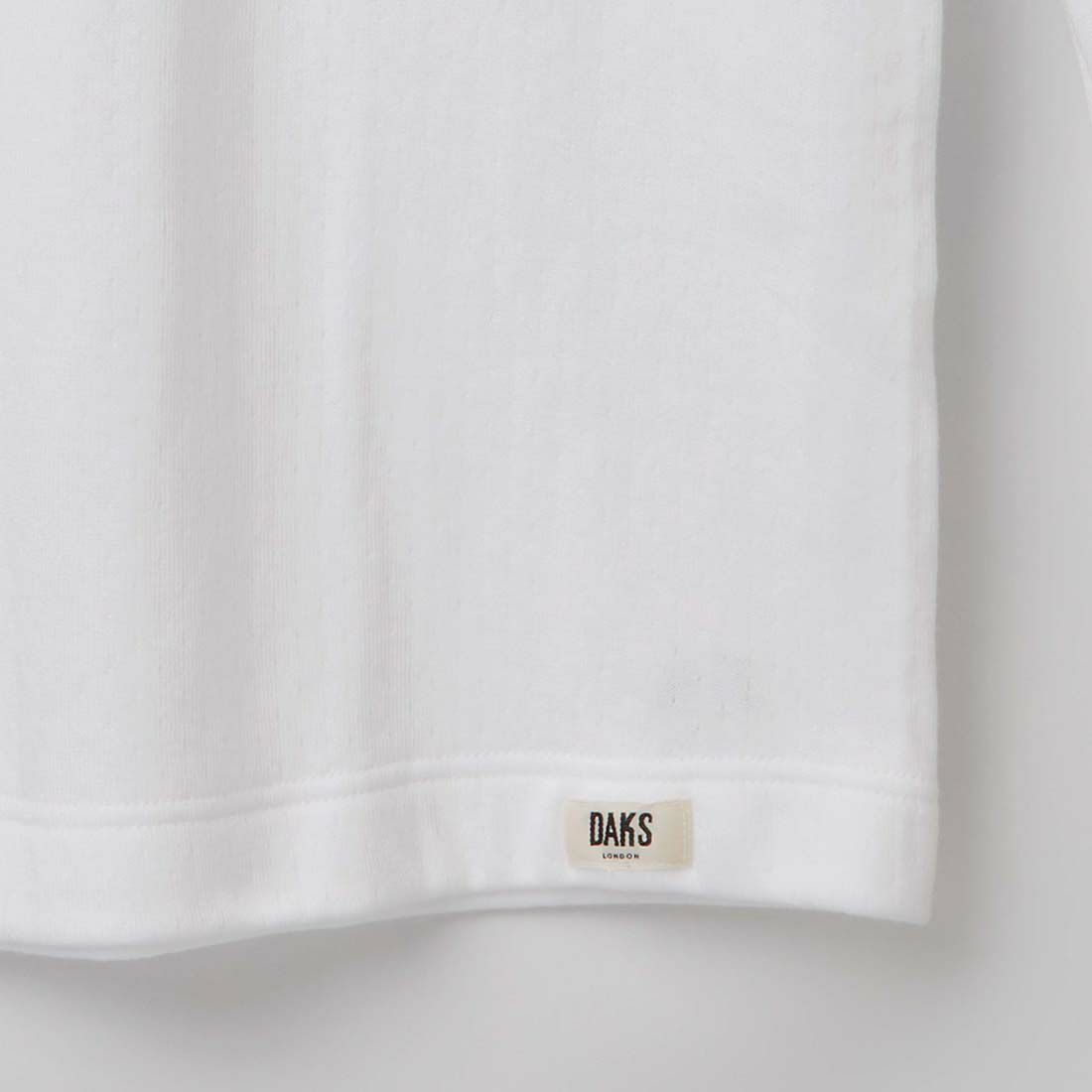 ダックス 袋編み 長袖丸首シャツ