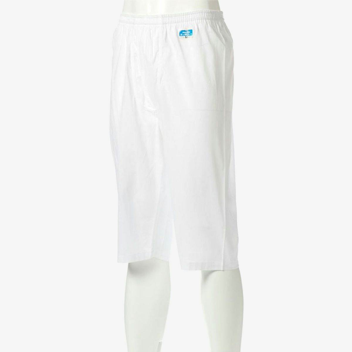 三つ桃クレープ綿１００％前開き 5分丈ロンパン