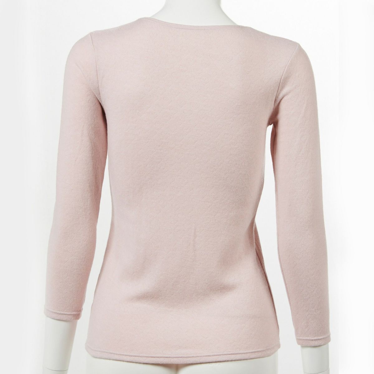 【温活女子】レース付き8分袖インナー