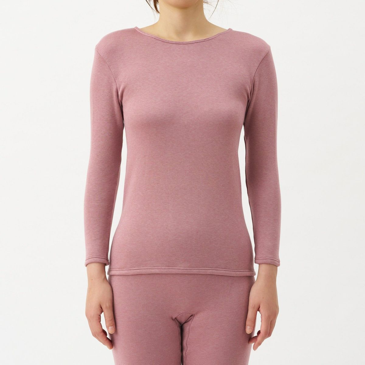 まとう】神がかりの暖かさ 裏起毛 ８分袖インナー