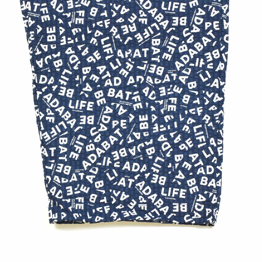 アダバット　長袖布帛テーラードカラーパジャマ