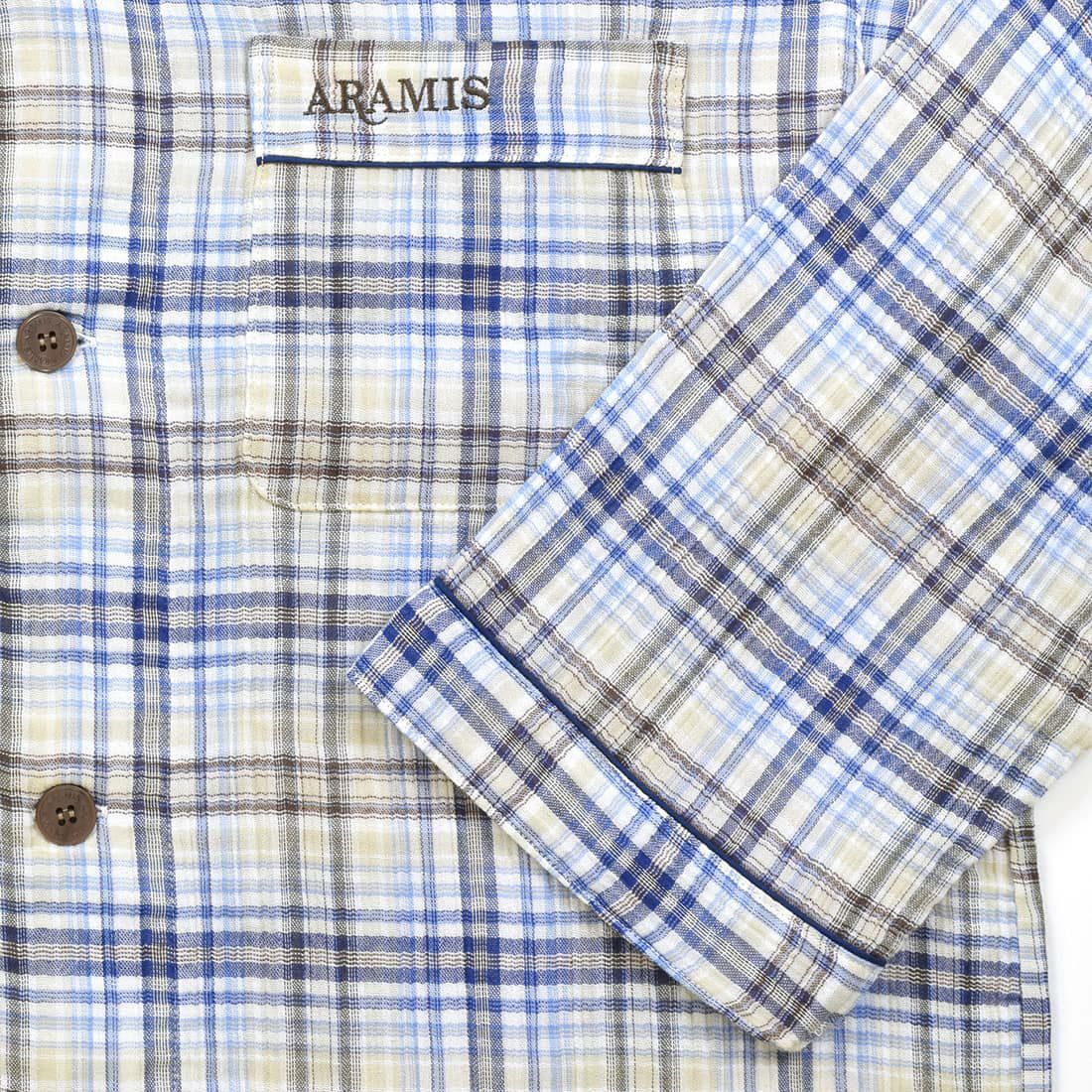 アラミス　長袖テーラードパジャマ