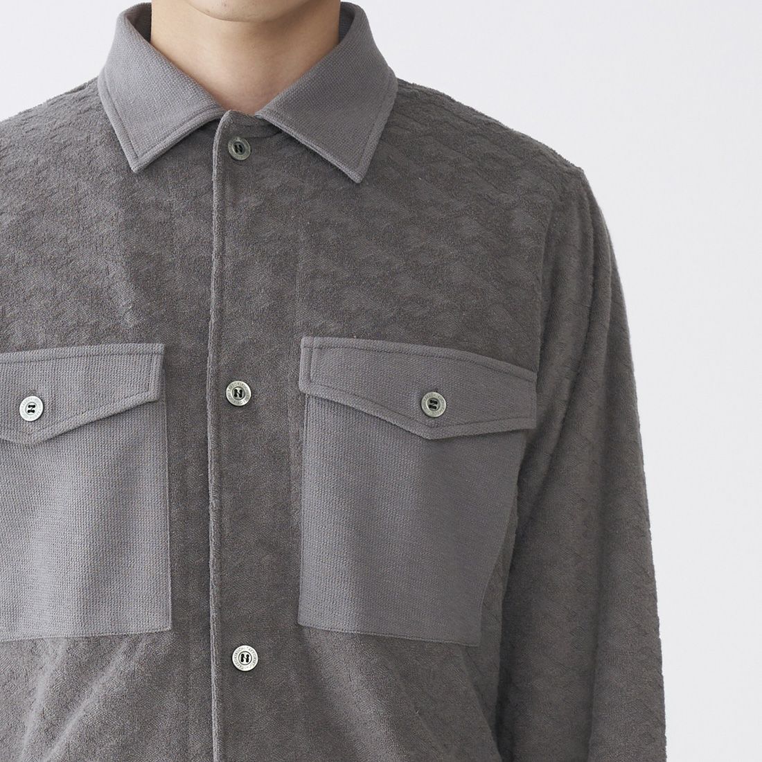 タケオキクチ 長袖カットソーシャツジャケット