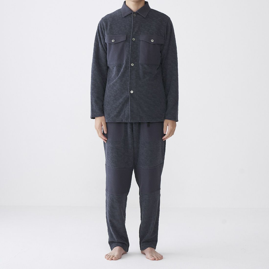 タケオキクチ 長袖カットソーシャツジャケット