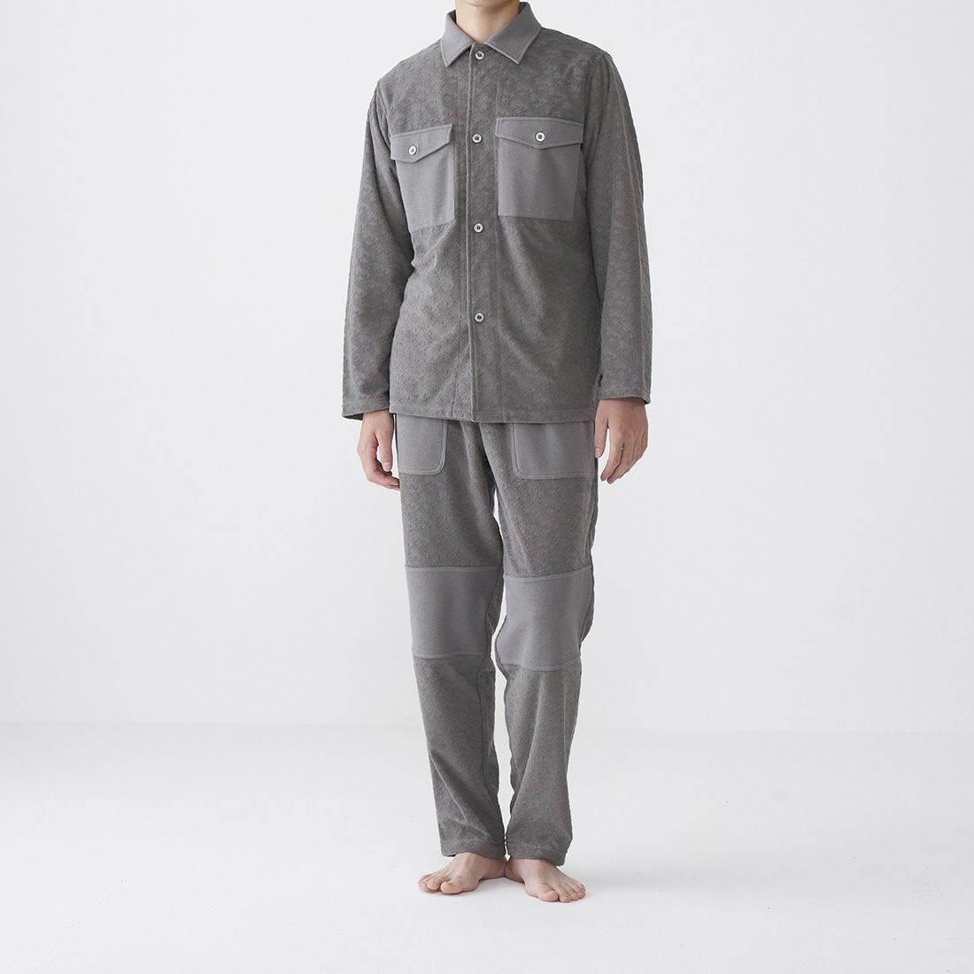 タケオキクチ 長袖カットソーシャツジャケット