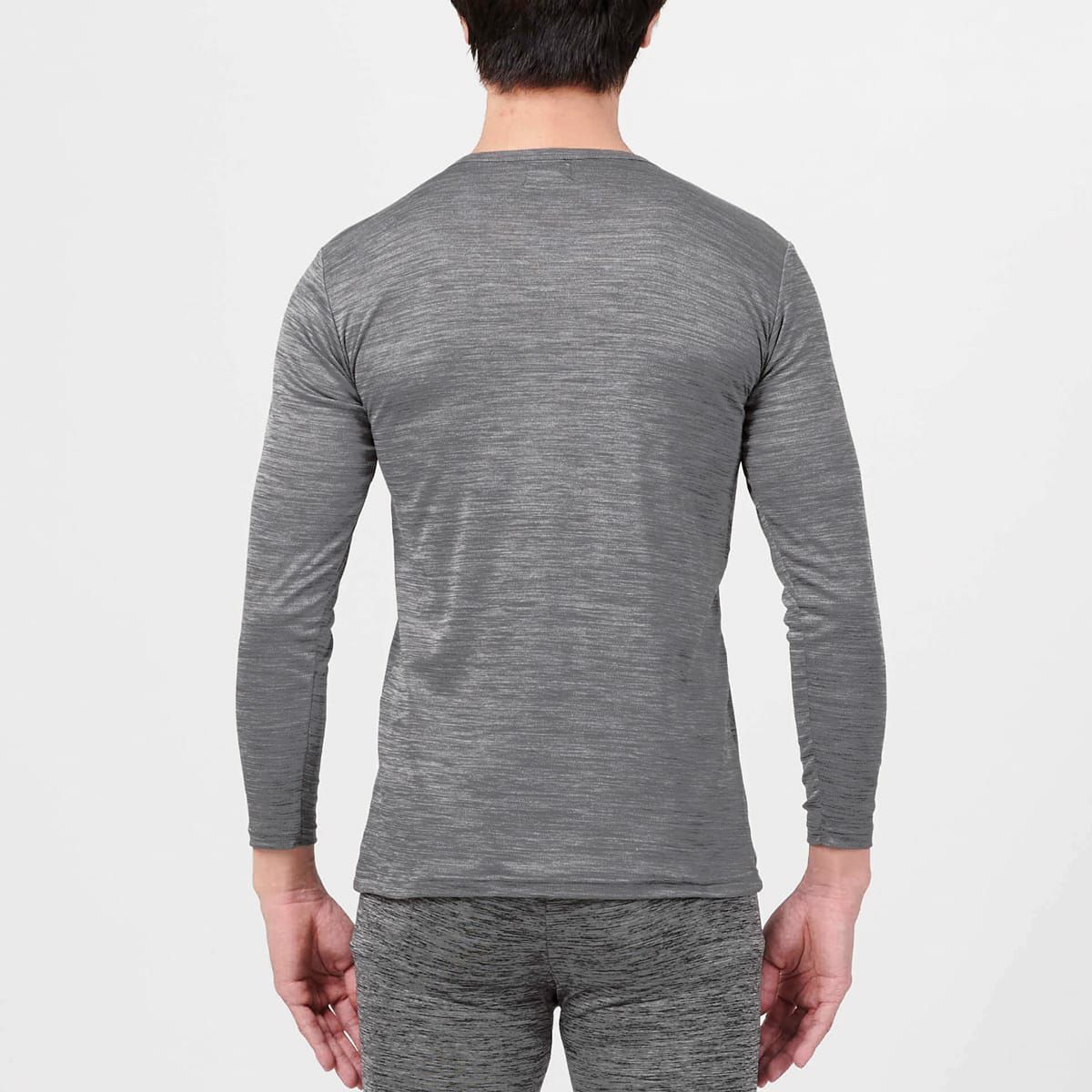 BREEZE/TEX】メンズ長袖丸首シャツ