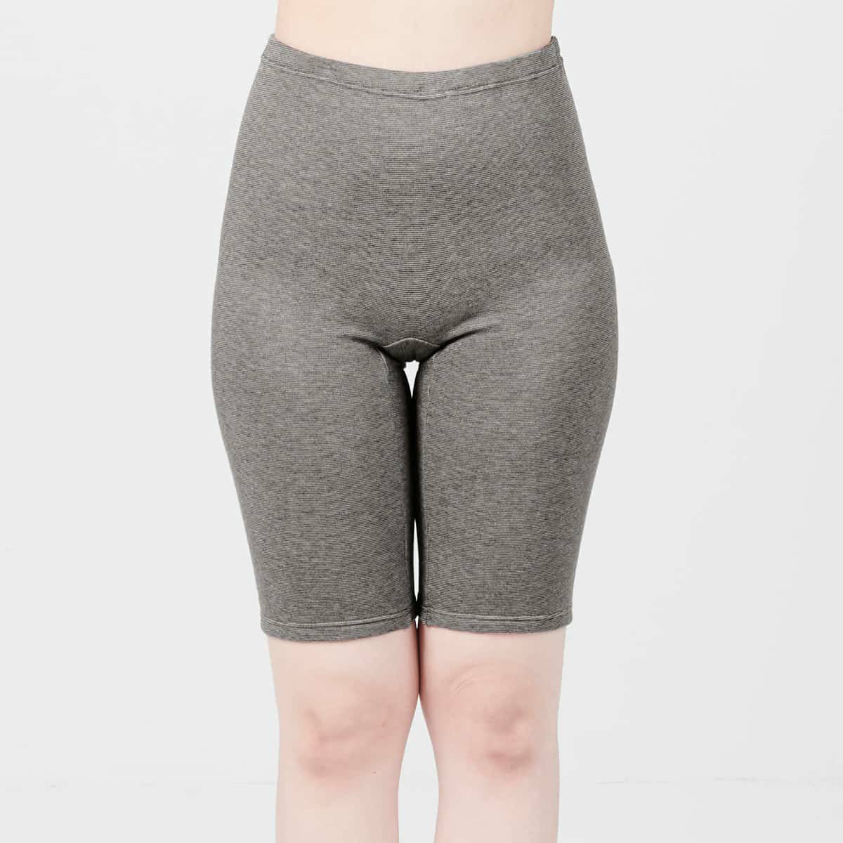 肌ごころ 吸湿発熱 裏起毛 5分丈ボトム