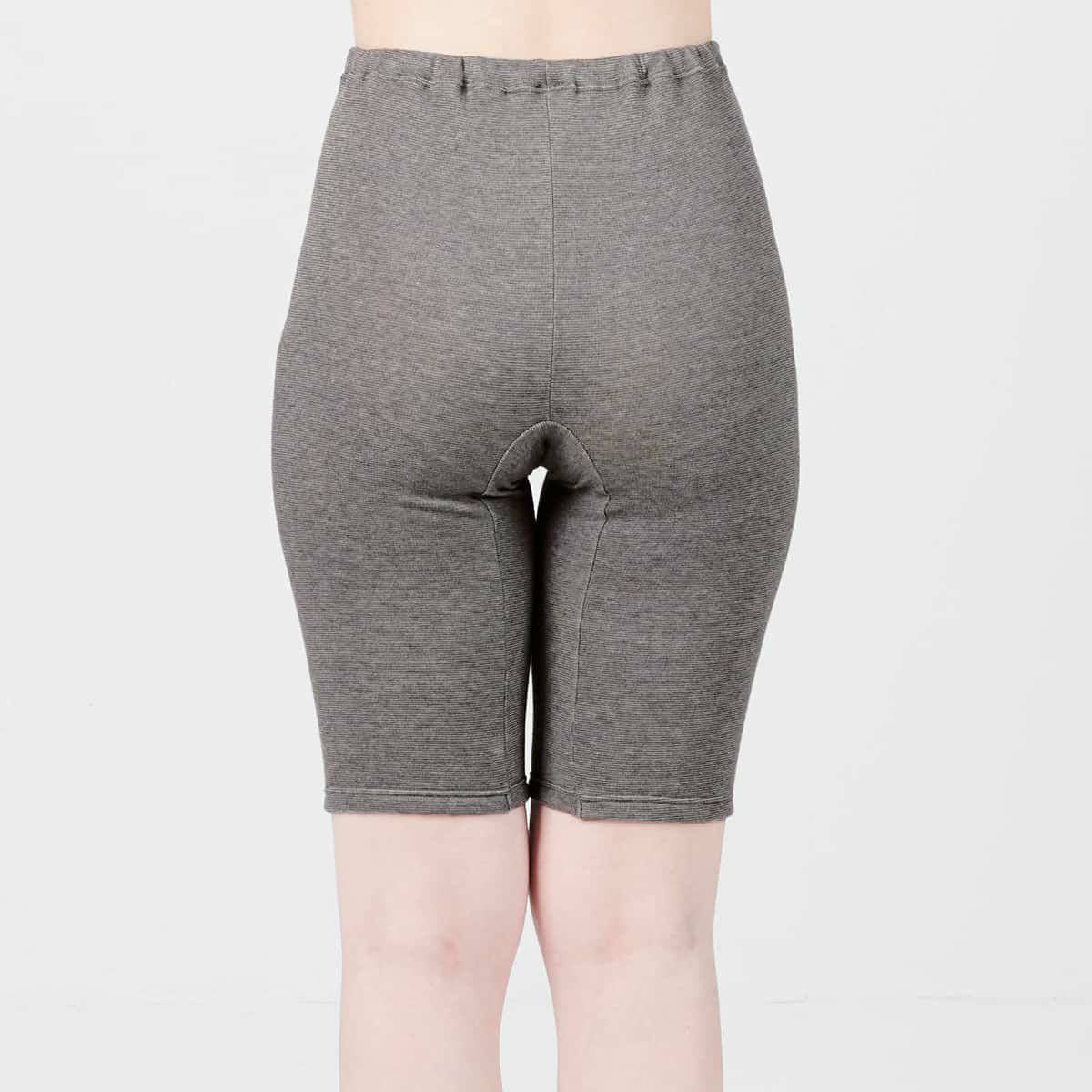 肌ごころ 吸湿発熱 裏起毛 5分丈ボトム