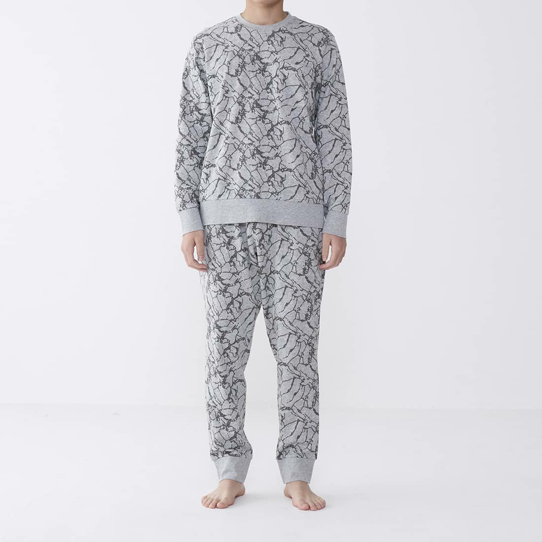 エポカ ウォモ ジャカード長袖クルーネック