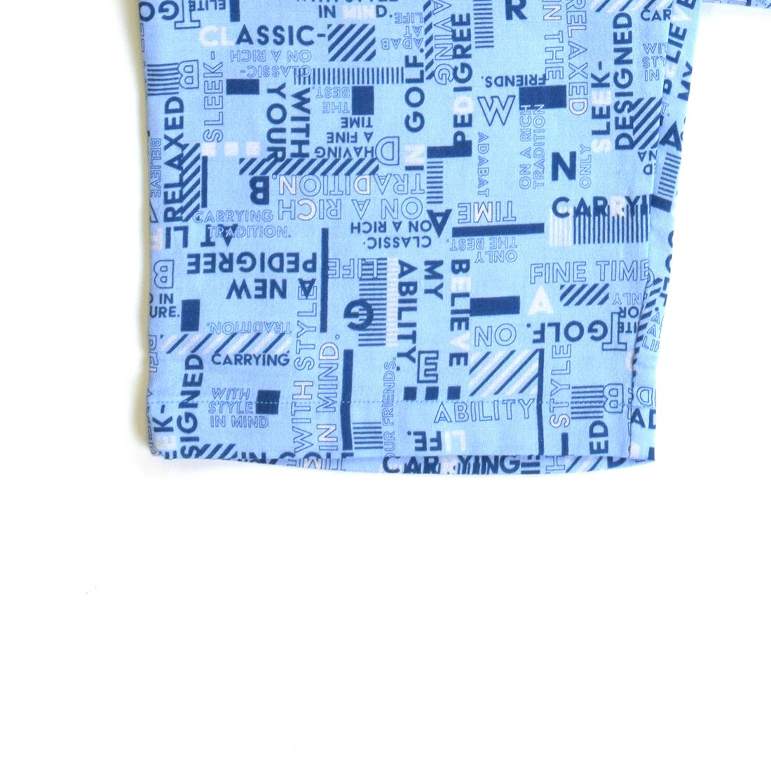 アダバット　長袖布帛テーラードカラーパジャマ