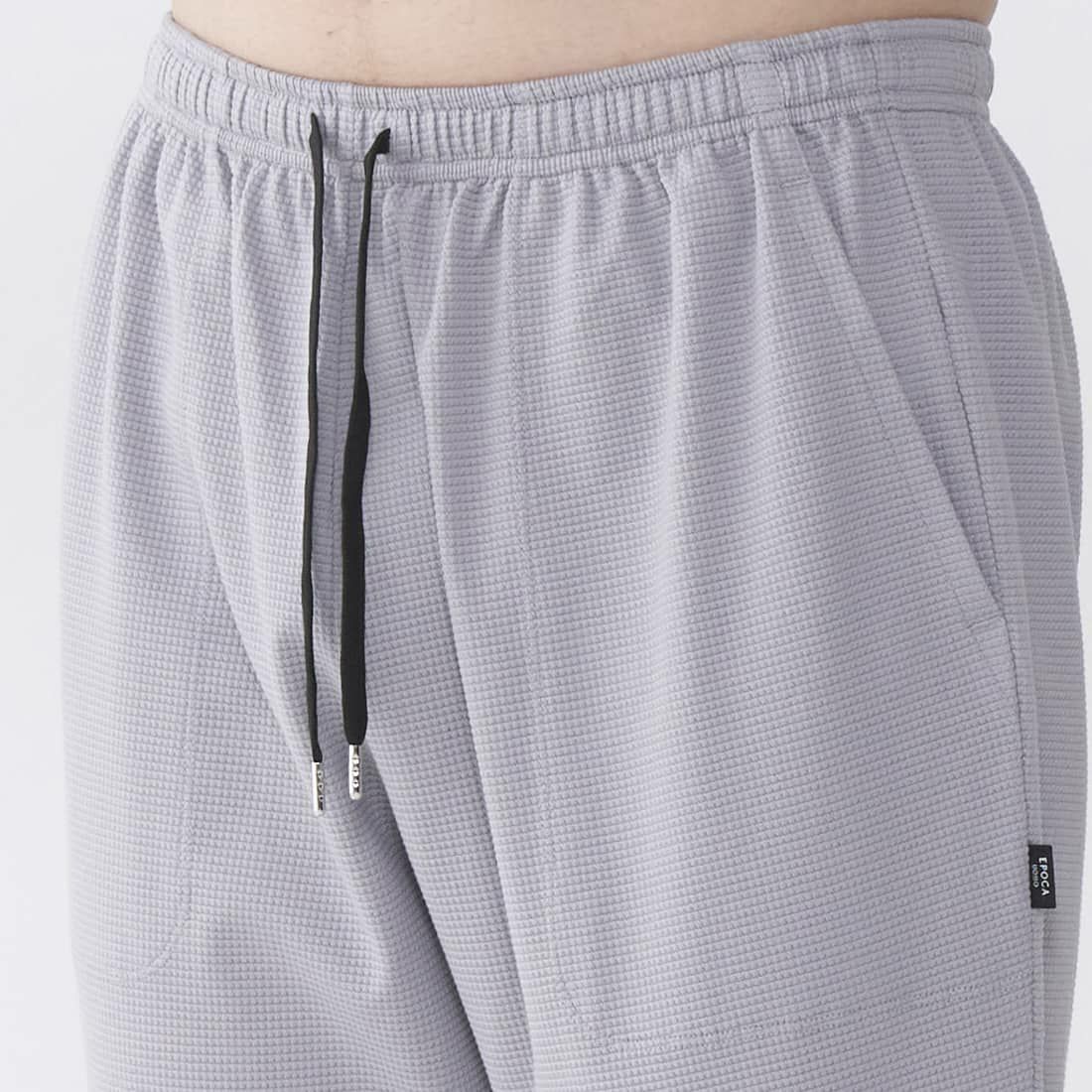  エポカ ウォモ スクエアワッフルアンクルレッグテーパードパンツ