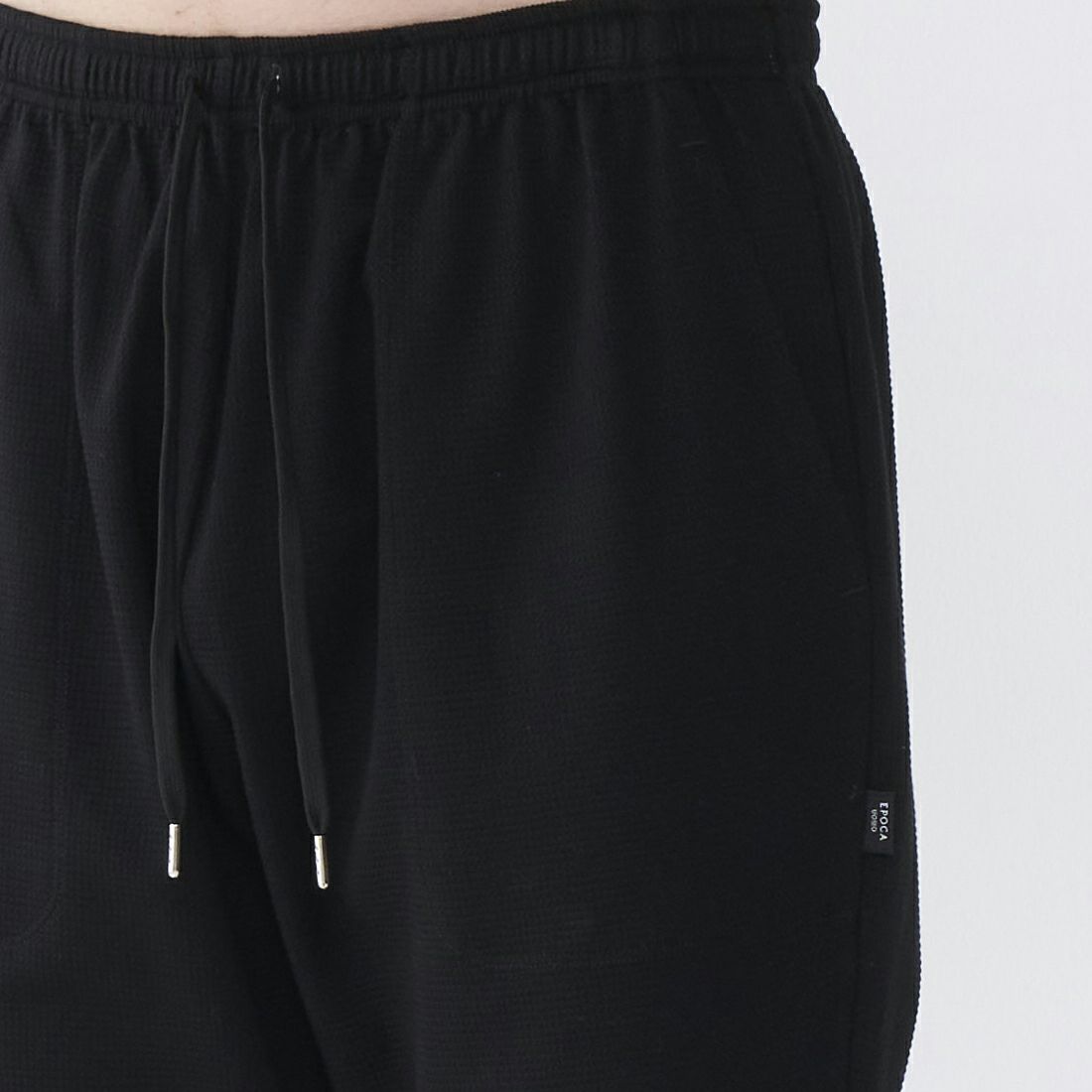  エポカ ウォモ スクエアワッフルアンクルレッグテーパードパンツ