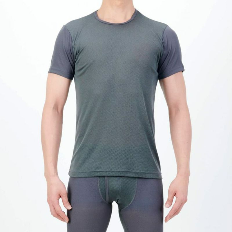 BREEZE/DRY メンズ 半袖丸首シャツ