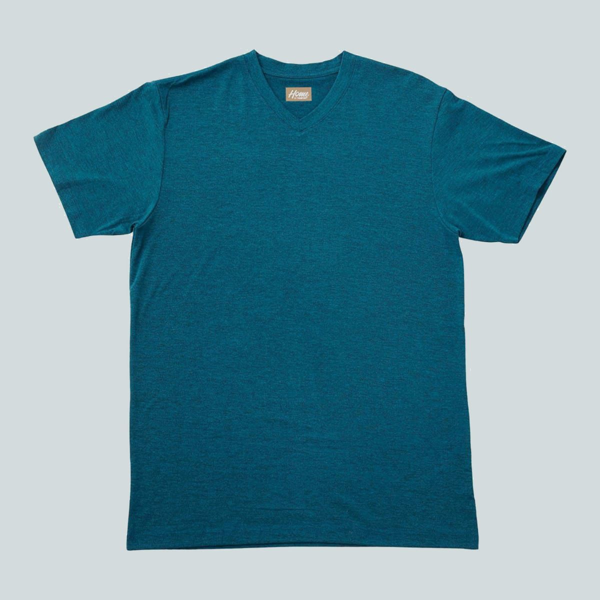 HOME BY TEMPUR メンズ 半袖V首シャツ