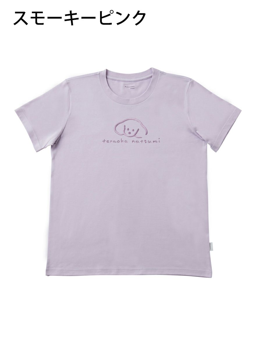 レディースＴシャツ たれみみ犬+サイン