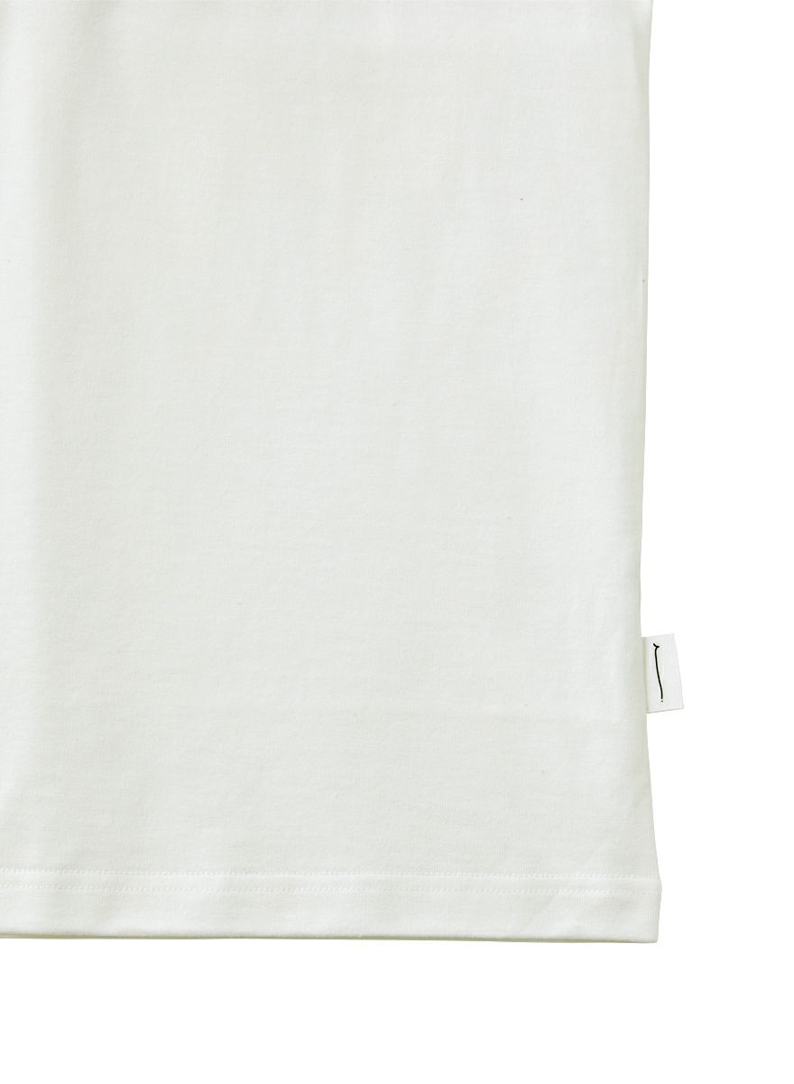 ビッグサイズシルエットTシャツ 豆芝刺繍