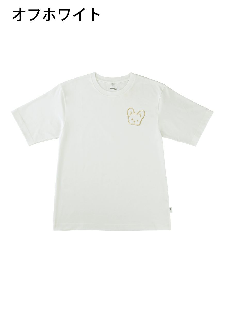 ビッグサイズシルエットTシャツ フレブル刺繍