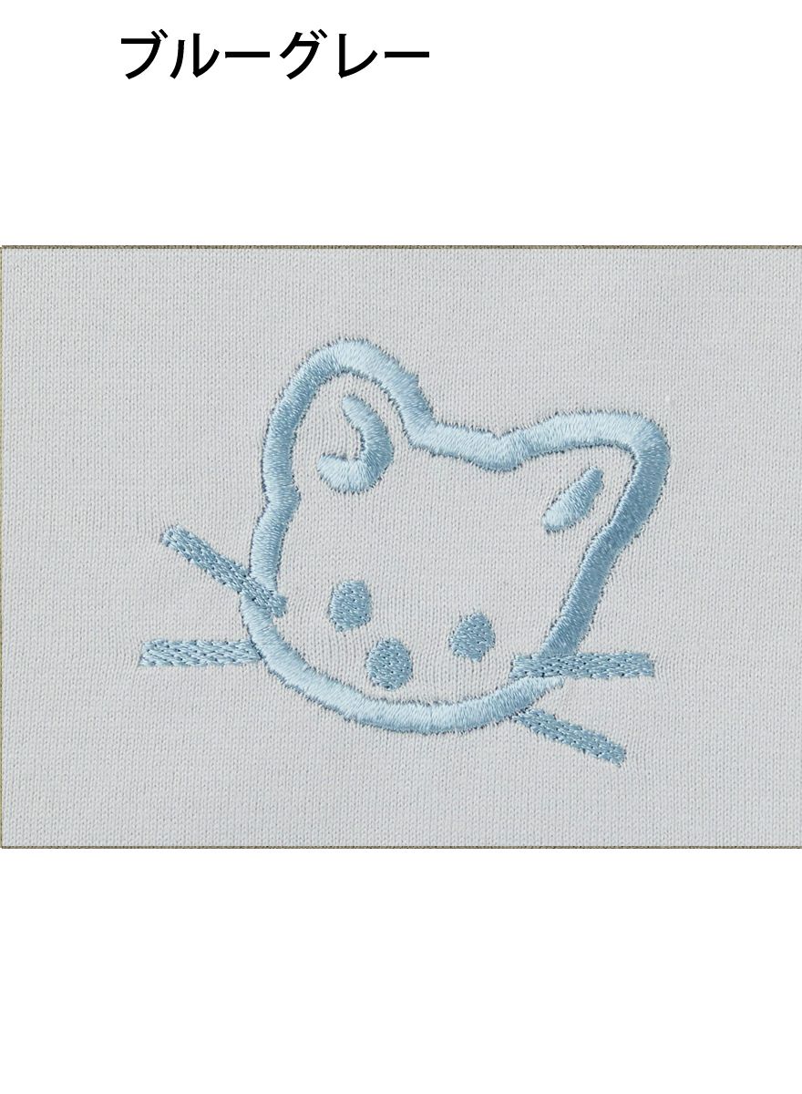 レディースチュニックTシャツ たちみみ猫刺繍