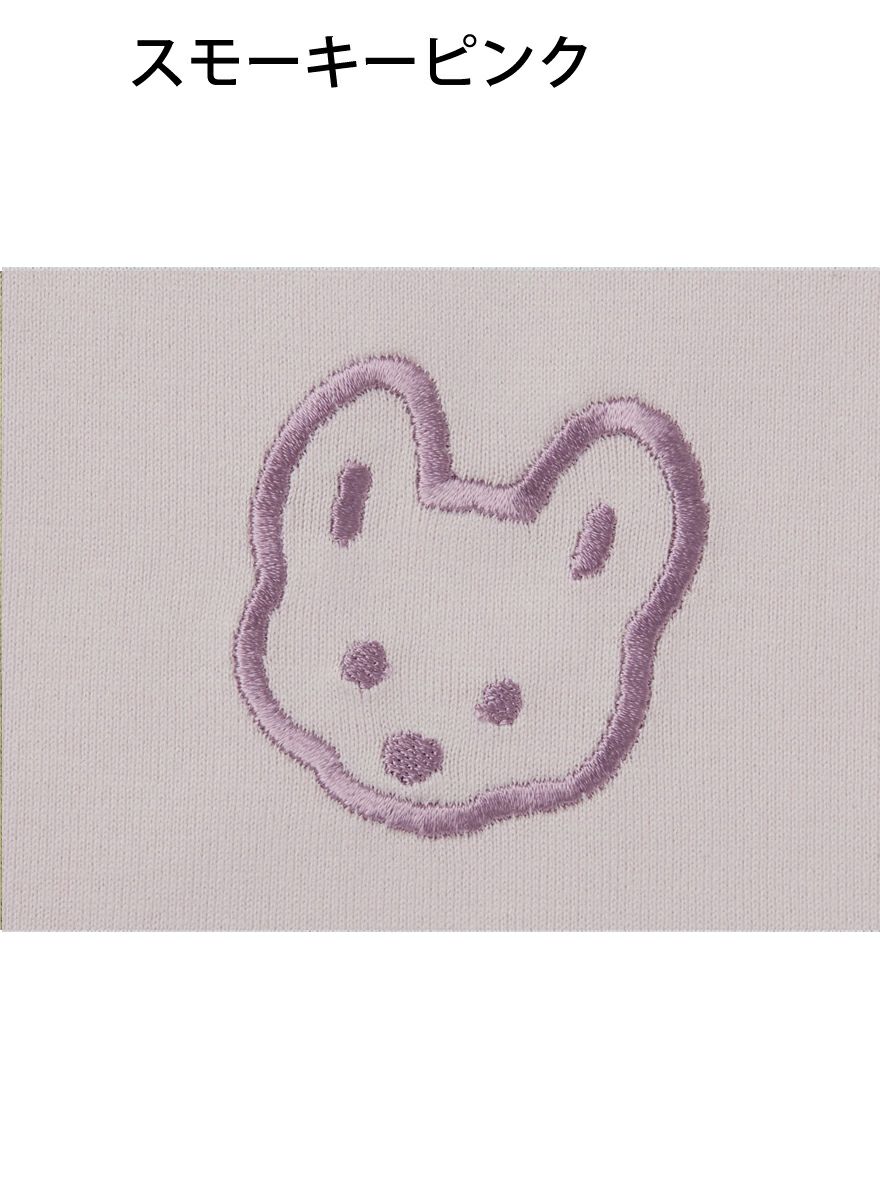 レディースチュニックTシャツ 豆芝刺繍 M・L・LL