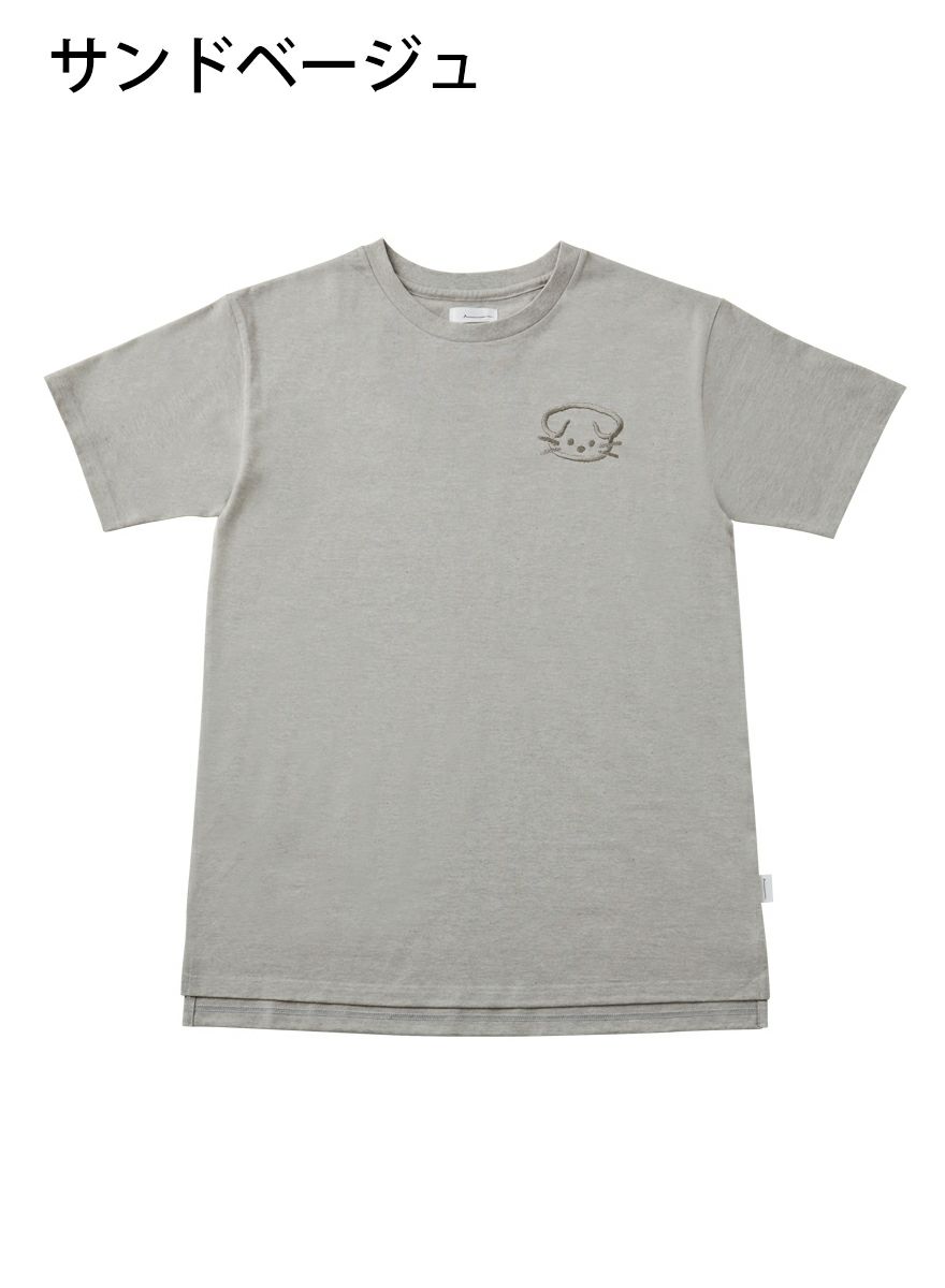レディースチュニックTシャツ スコティッシュ刺繍