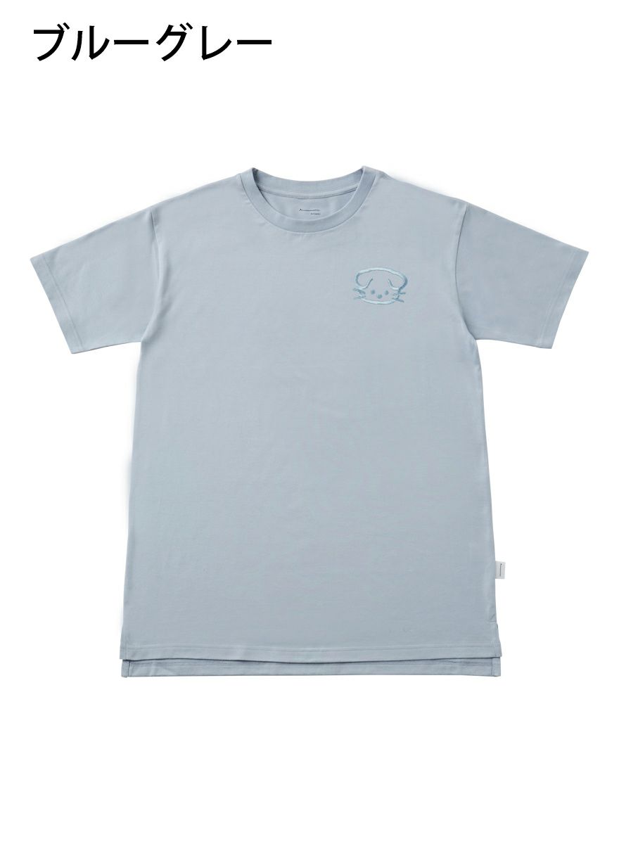 レディースチュニックTシャツ スコティッシュ刺繍