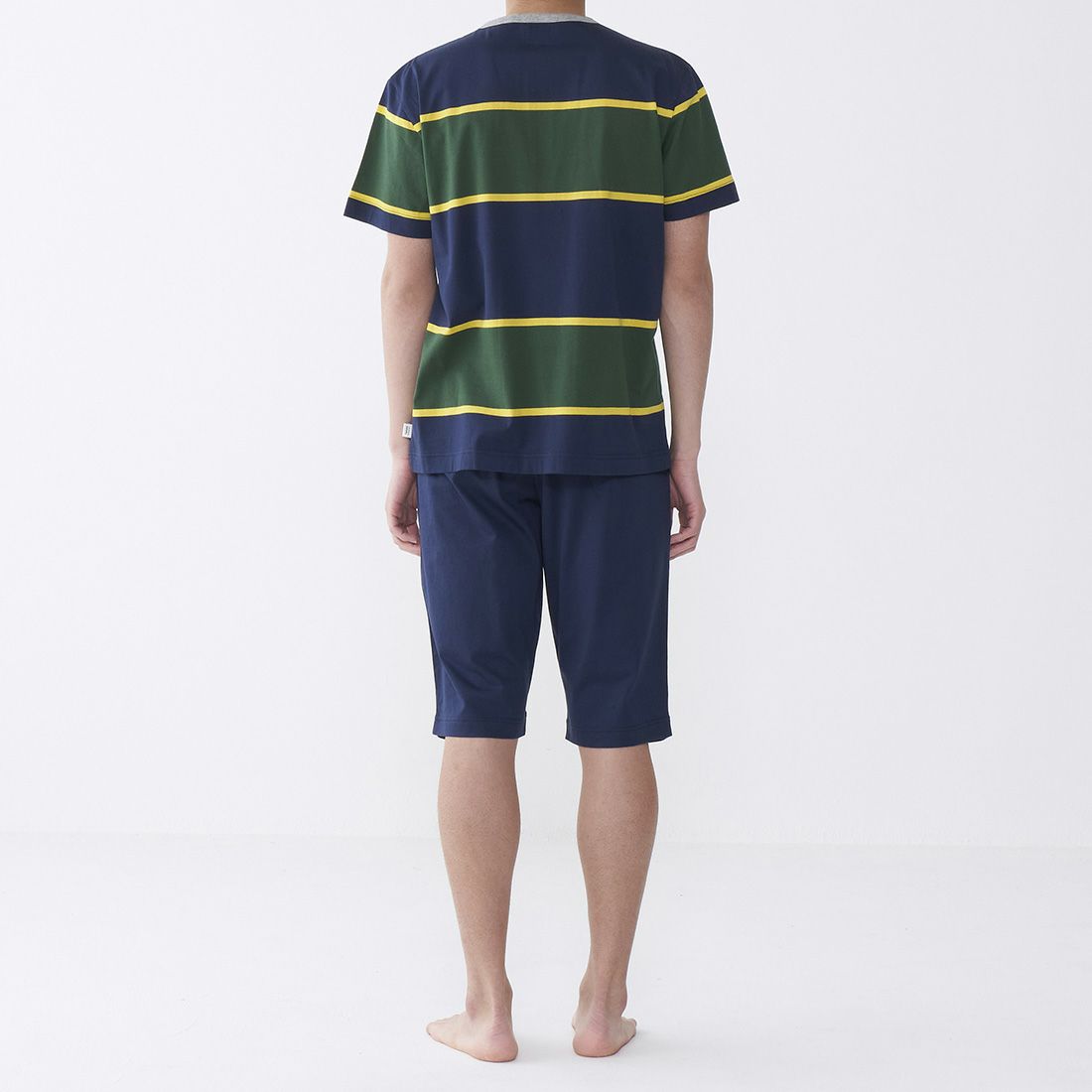 タケオキクチ　半袖ヘンリーネックシャツ