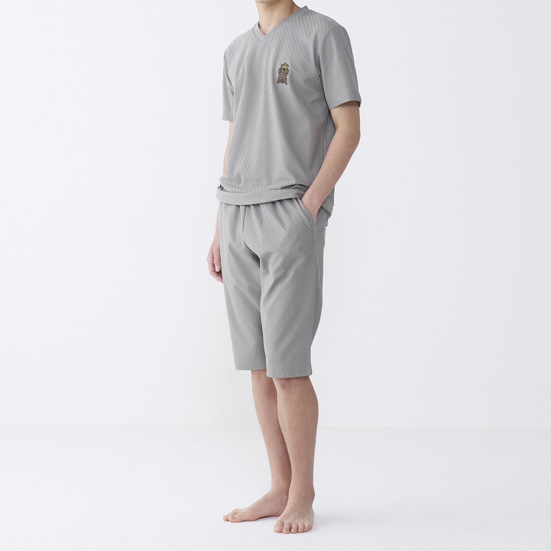 タケオキクチ　前閉じロングパンツ