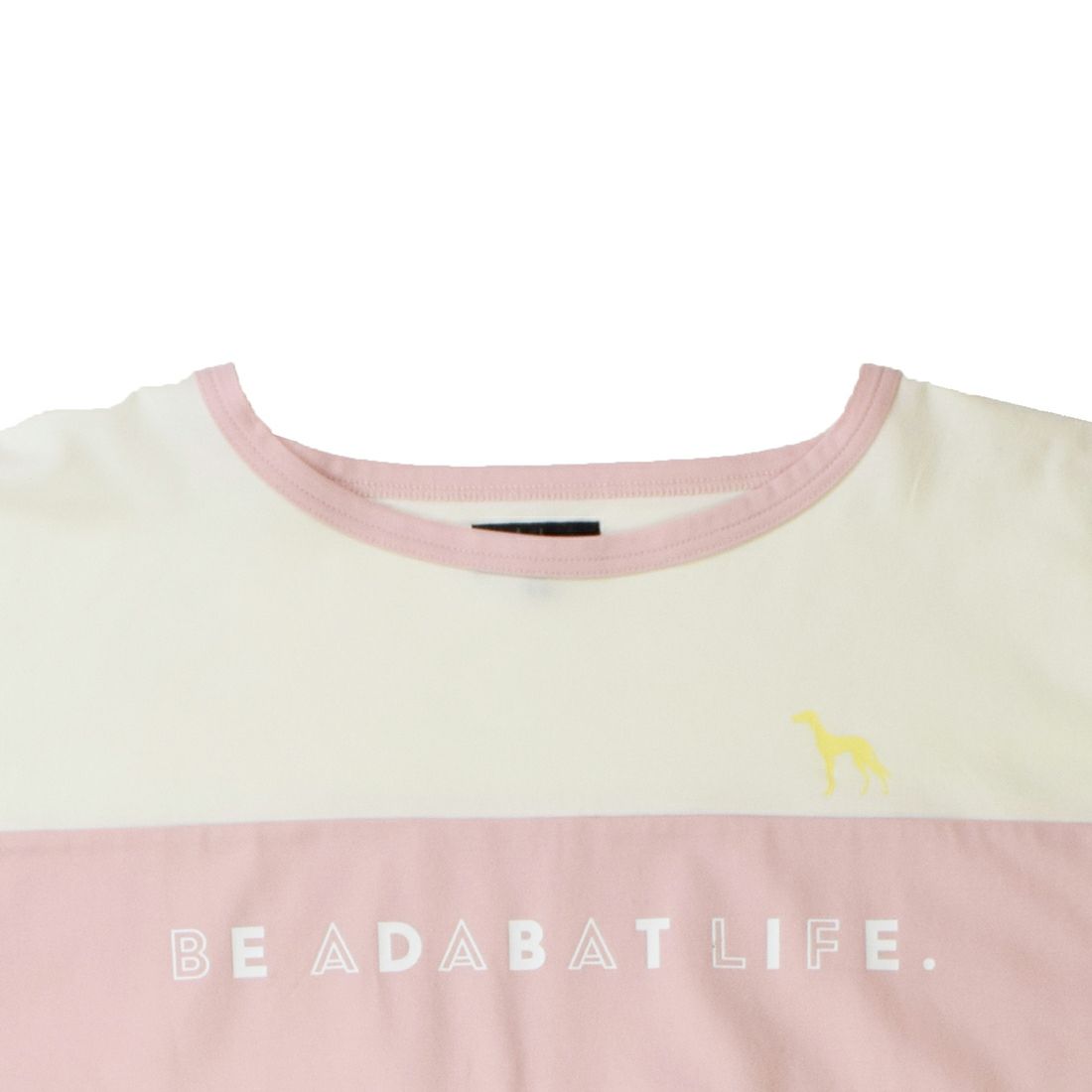 アダバット　婦人半袖ボートネックTシャツ