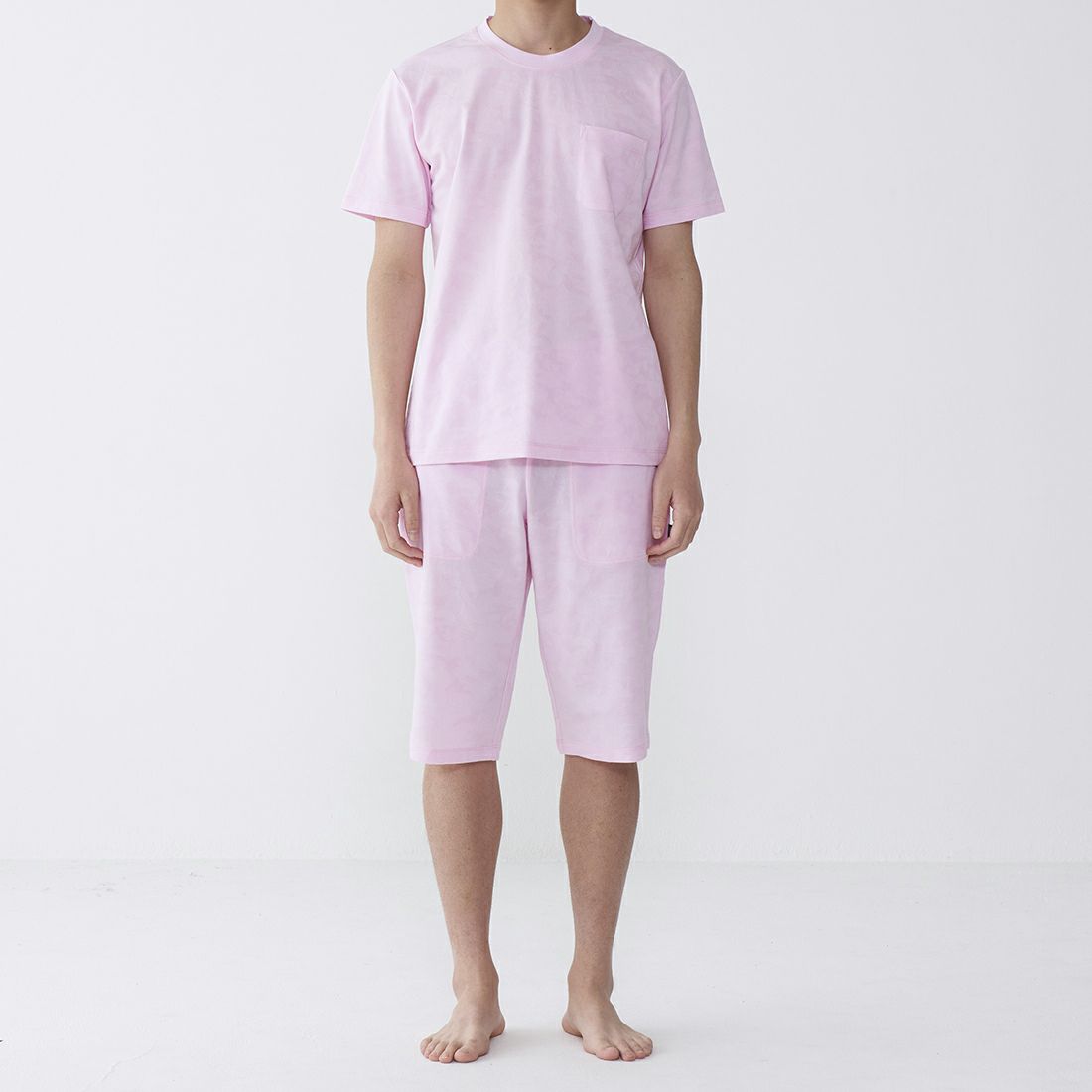 エポカ ウォモ カモフラジャカード膝丈ジャージハーフパンツ