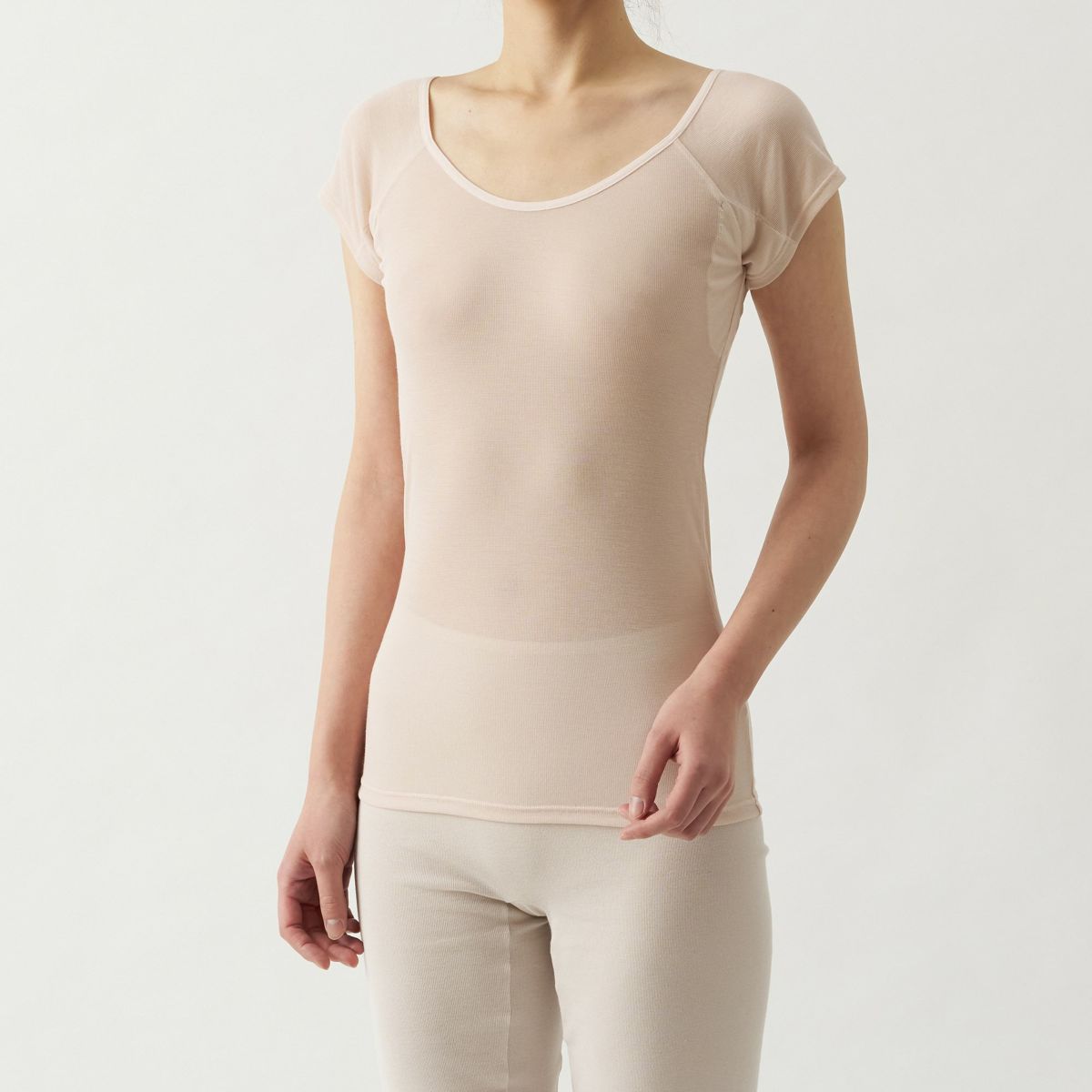 汗取りさん フレンチ袖インナー