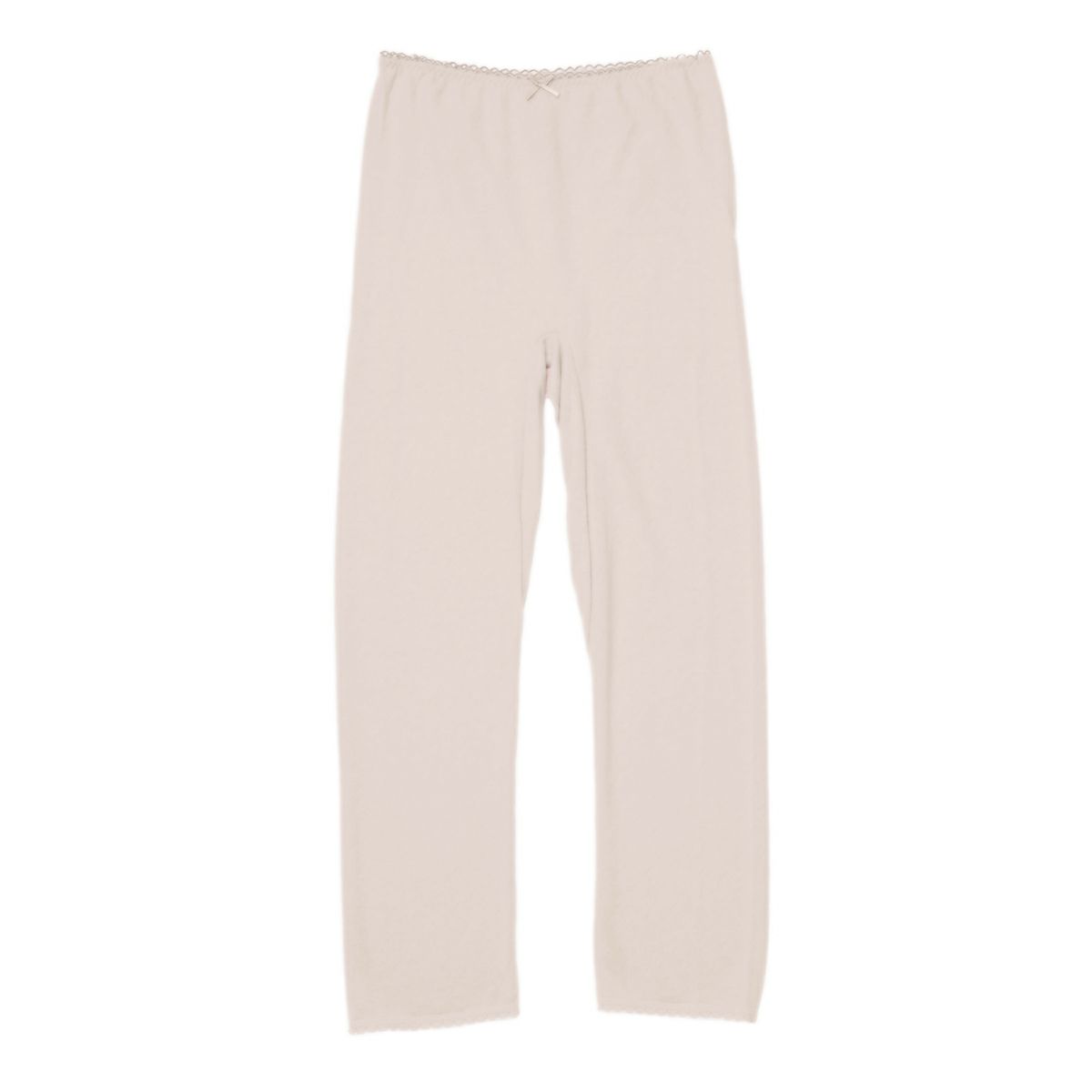 温活cute レース付き7分丈ボトム