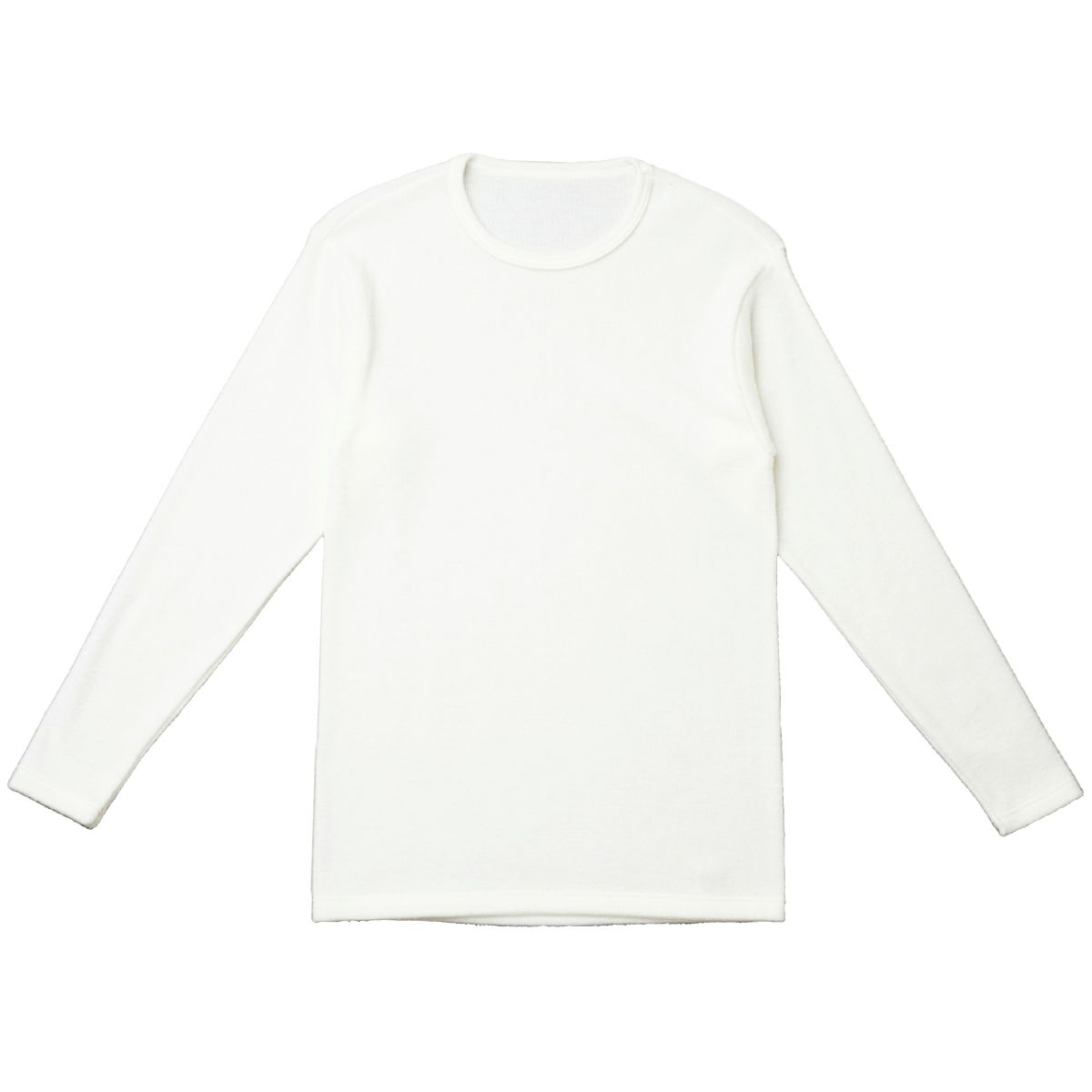 粋肌着 熱仕立て 長袖丸首