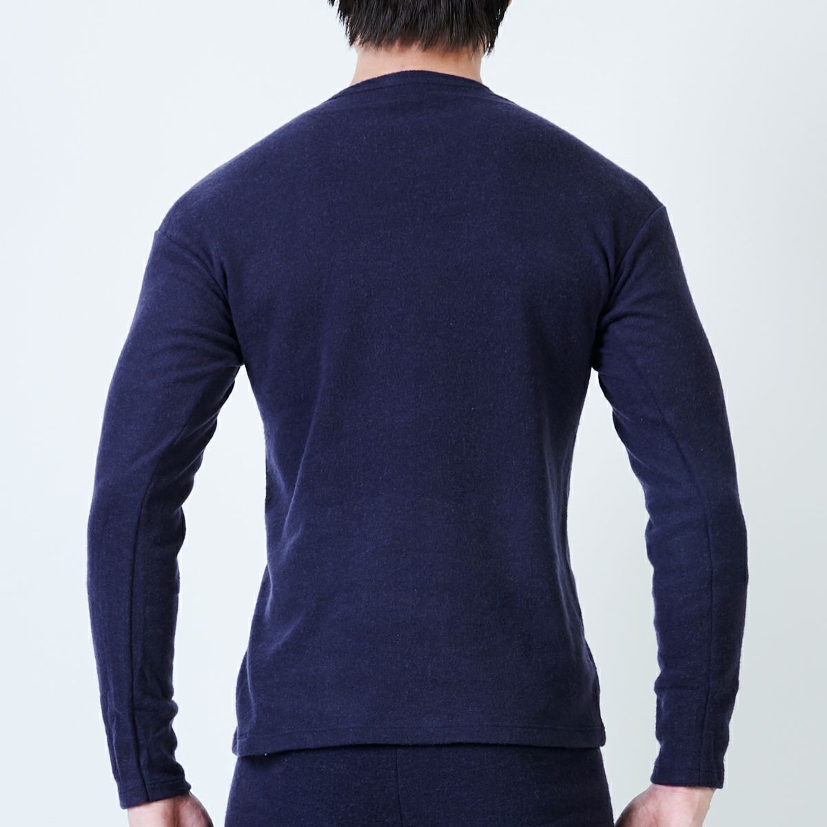 粋肌着 熱仕立て 長袖V首